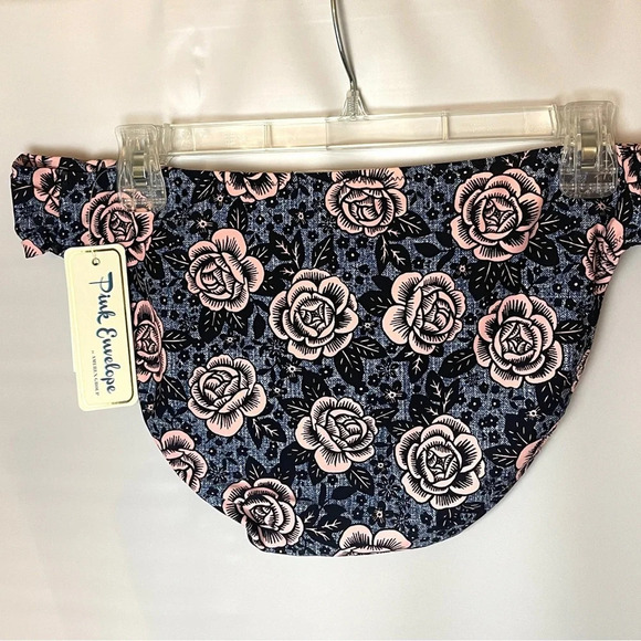 Pink Envelope Shirred Hipster Bikini Bottoms - Picture 5 of 6